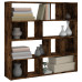 Bibliotecă/Separator De Cameră, Stejar Fumuriu, 105X24X102 Cm