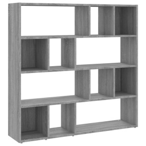 Bibliotecă/Separator De Cameră, Gri Sonoma, 105X24X102 Cm