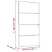 Ușă De Interior Negru 102X201,5Cm Sticlă Securiz./Aluminiu Slim