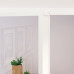 Ușă De Interior Alb 83X201,5 Cm Sticlă Securiz. / Aluminiu Slim