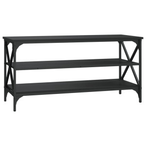 Comodă Tv, Negru, 100X40X50 Cm, Lemn Prelucrat