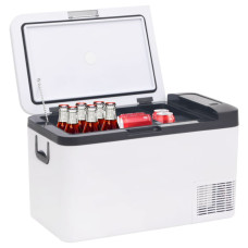 Ladă Frigorifică Cu Mâner, Alb-Negru, 25 L Pp Și Pe