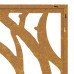 Decor Perete De Grădină 105X55 Cm Design Scoici Oțel Corten