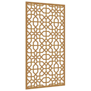 Decor Perete De Grădină 105X55 Cm Design Maur Oțel Corten