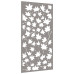 Decor De Perete 105X55 Cm Design Frunze Arțar Oțel Corten