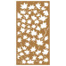 Decor De Perete 105X55 Cm Design Frunze Arțar Oțel Corten