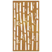 Decor Perete De Grădină 105X55 Cm Design Bambus Oțel Corten