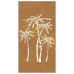 Decor De Perete De Grădină 105X55 Cm Design Palmier Oțel Corten