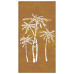 Decor De Perete De Grădină 105X55 Cm Design Palmier Oțel Corten