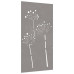 Decor Perete De Grădină 105X55 Cm Design Flori Oțel Corten