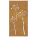 Decor Perete De Grădină 105X55 Cm Design Flori Oțel Corten