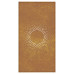 Decor Perete De Grădină 105X55 Cm Design Soare Oțel Corten