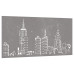 Decor Perete De Grădină 105X55 Cm Design Orizont Oțel Corten