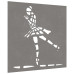 Decor Perete De Grădină 55X55 Cm Design Balerină Oțel Corten