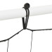 Plasă De Ricoșeu Fotbal Alb Și Negru, 184X61X123 Cm, Oțel Și Pe