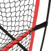 Plasă De Baseball Portabilă Negru/Roșu 215X107X216 Cm Poliester