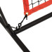 Plasă De Baseball Portabilă Negru/Roșu 215X107X216 Cm Poliester
