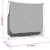 Plasă De Baseball Portabilă Negru/Roșu 215X107X216 Cm Poliester