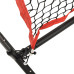 Plasă De Baseball Portabilă Negru/Roșu 183X105X183 Cm Poliester