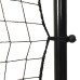 Plasă De Ricoșeu Fotbal, Negru, 366X90X183 Cm, Hdpe