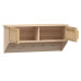 Dulap De Perete Cu Cârlige, 80X24X35,5 Cm, Lemn Prelucrat
