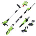 Set Unelte Electrice Fără Fir, 3 Piese, Cu Încărcătoare&Baterii