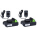 Set Unelte Electrice Fără Fir, 3 Piese, Cu Încărcătoare&Baterii