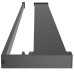 Raft De Duș Pentru Perete Cabină De Duș Negru, 100 Cm, Aluminiu