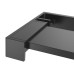 Raft De Duș Pentru Perete Cabină De Duș Negru, 115 Cm, Aluminiu