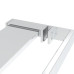 Raft De Duș Pentru Perete Cabină De Duș, Crom, 90 Cm, Aluminiu