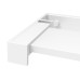 Raft De Duș Pentru Perete Cabină De Duș, Alb, 115 Cm, Aluminiu