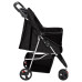 Cărucior Pliabil Pentru Câini Negru 80X46X98 Cm Țesătură Oxford