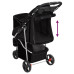 Cărucior Pliabil Pentru Câini Negru 80X46X98 Cm Țesătură Oxford