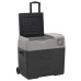 Ladă Frigorifică Cu Roată&Adaptor 40 L Negru&Gri Polipropilenă