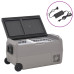 Ladă Frigorifică Cu Roată Și Adaptor, 50 L, Negru&Gri, Pp & Pe