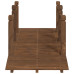 Pod De Grădină Cu Balustrade, 150X67X56 Cm, Lemn Masiv De Molid