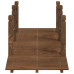 Pod De Grădină Balustrade Cu Lanț 150X67X56 Cm Lemn Masiv Molid