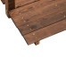 Pod De Grădină Balustrade Cu Lanț 150X67X56 Cm Lemn Masiv Molid