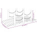 Pod De Grădină Balustrade Cu Lanț 150X67X56 Cm Lemn Masiv Molid