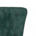 Fotoliu Cu Spătar Înalt Verde Închis Catifea Design Cu Nasturi