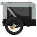 Remorcă Bicicletă Animale Companie Gri/Negru Textil Oxford/Fier