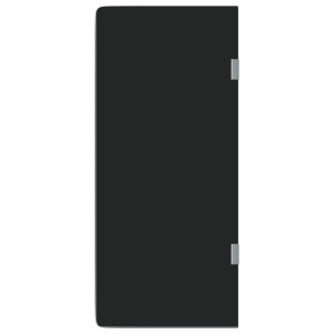 Ecran Intimitate Pisoar Perete Negru 90X40Cm Sticlă Securizată