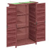 Magazie De Unelte De Grădină Cafeniu 83X57X140Cm Lemn Masiv Pin
