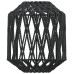 Abajur De Veioză, Negru, Ø23X28 Cm, Fier Și Hârtie
