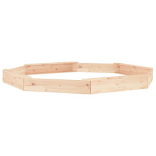 Cutie De Nisip Cu Scaune Octogonale, Lemn Masiv De Pin