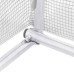 Seră Cu Cadru Din Oțel, Alb, 10 M², 5X2X2,3 M