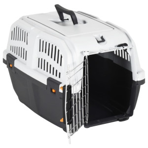 Cutie Transport Animale Ușă Metalică 48X31,5X31Cm Polipropilenă