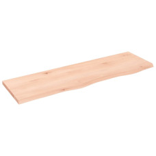 Blat De Baie, 100X30X2 Cm, Lemn Masiv Netratat