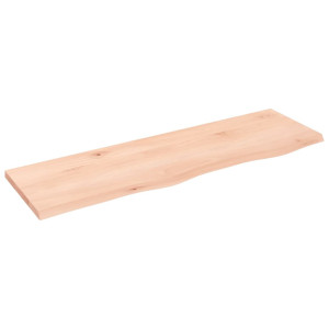 Blat De Baie, 100X30X2 Cm, Lemn Masiv Netratat