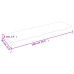 Blat De Baie, 100X30X(2-6) Cm, Lemn Masiv Netratat